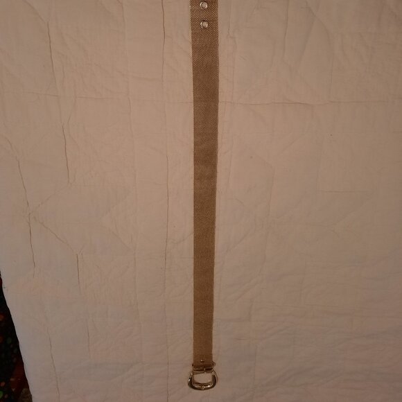 Vintage gold mesh belt - Picture 5 of 5